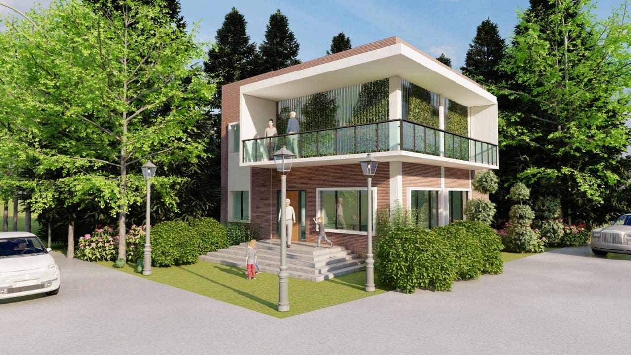 Duplex residence concept by Swapnil Solutions